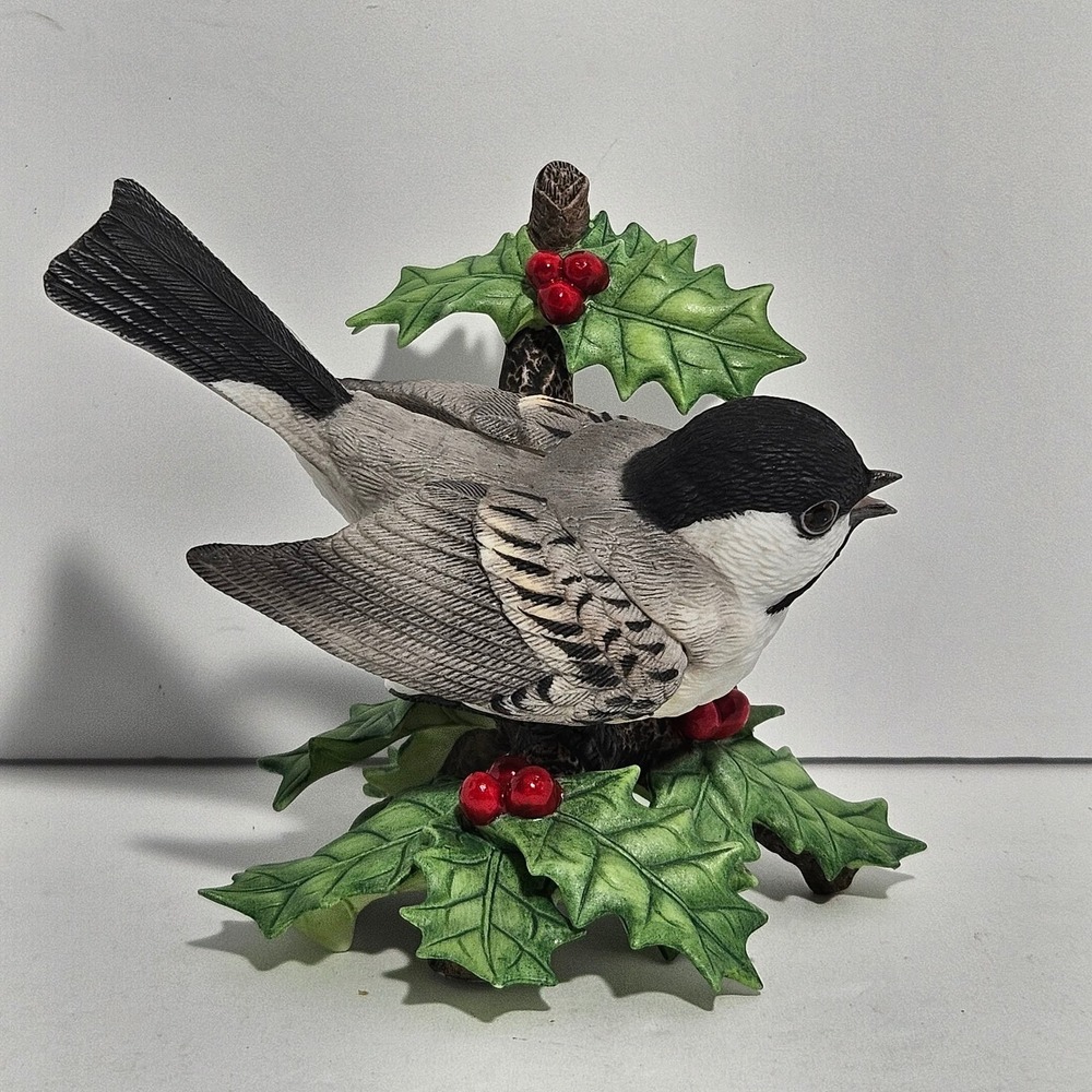 Lenox Female Black-Capped Chickadee Fine Porcelain Figurine Garden Bird 1994 NIB